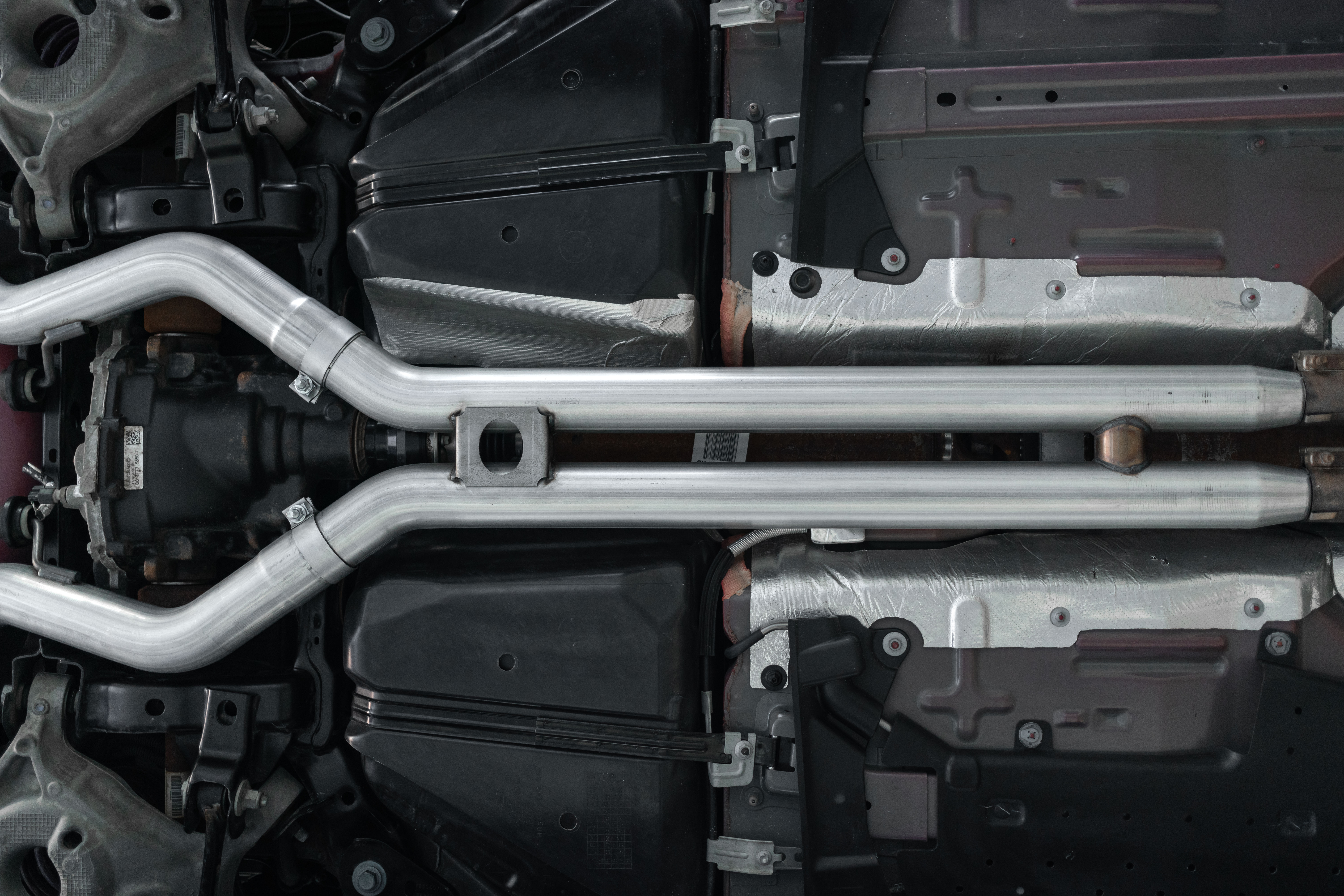 MBRP Exhaust 3in. Cat Back; With Quad 4in. Dual Wall Tips; Race Version; T304